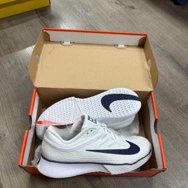 Giày Nike Court Air Zoom Vapor Pro 3 Premium HC ‘'White Midnight Navy’' [HJ6771 100] Training / Pickleball / Tennis - Image 1