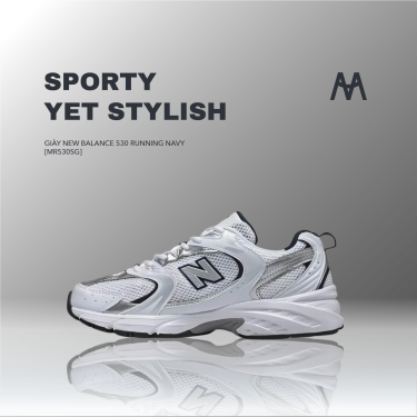 Giày New Balance 530 Running Navy [MR530SG] Training / Pickleball / Tennis - Image 1