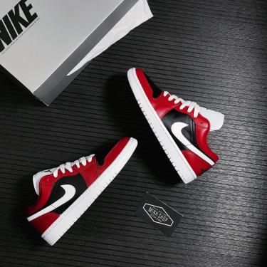 Giày Nike Jordan 1 Low Black/Red ** [DC0774 603]