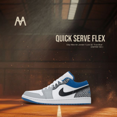Giày Nike Air Jordan 1 Low SE ‘True Blue’  [DM1199 140 ] - Image 1