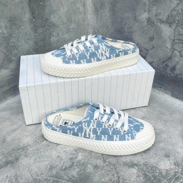 ⚜ Fresh ⚜ Hàng Chính Hãng MLB Playball Mono Denim Blue Mule 2021** fresh-hang-chinh-hang-mlb-playball-mono-denim-blue-mule-2021