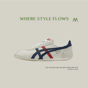 Giày Onitsuka Tiger Runspark 'White Blue Red' [TH201L 9950]