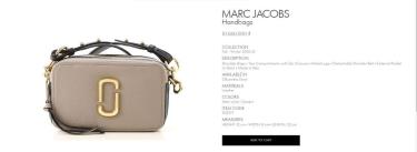 Hàng Chính Hãng Túi Marc Jacobs The Softshot 21 Crossbody Cement 2021**