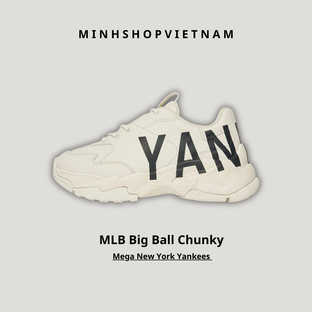 Minhshop.vn - Giày MLB Big Ball Chunky P Mega New York Yankees  3ASHC2B2N-50WHS