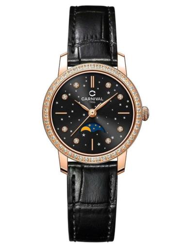Đồng Hồ Carnival Moonphase ''Black Brown'' [8193L2] - Image 1