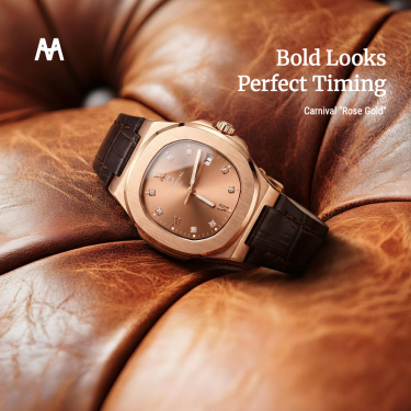 Đồng Hồ Carnival ''Rose Gold'' [8160L-VH-DD-N] - Image 1