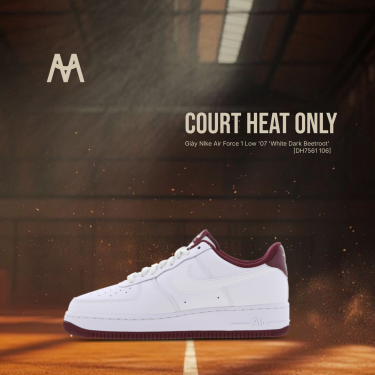 -35% Giày Nike Air Force 1 Low '07 'White Dark Beetroot' [DH7561 106] - Image 1