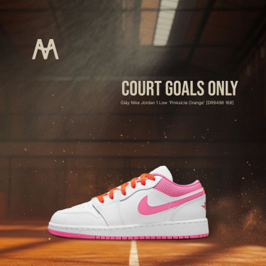 ~Sale Giày Nike Jordan 1 Low 'Pinksicle Orange' [DR9498 168] - FLAW_ Discount - Image 1