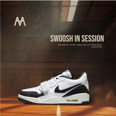 Giày Nike Air Jordan Legacy 312 Low ‘White Black’ [HV1811 101]