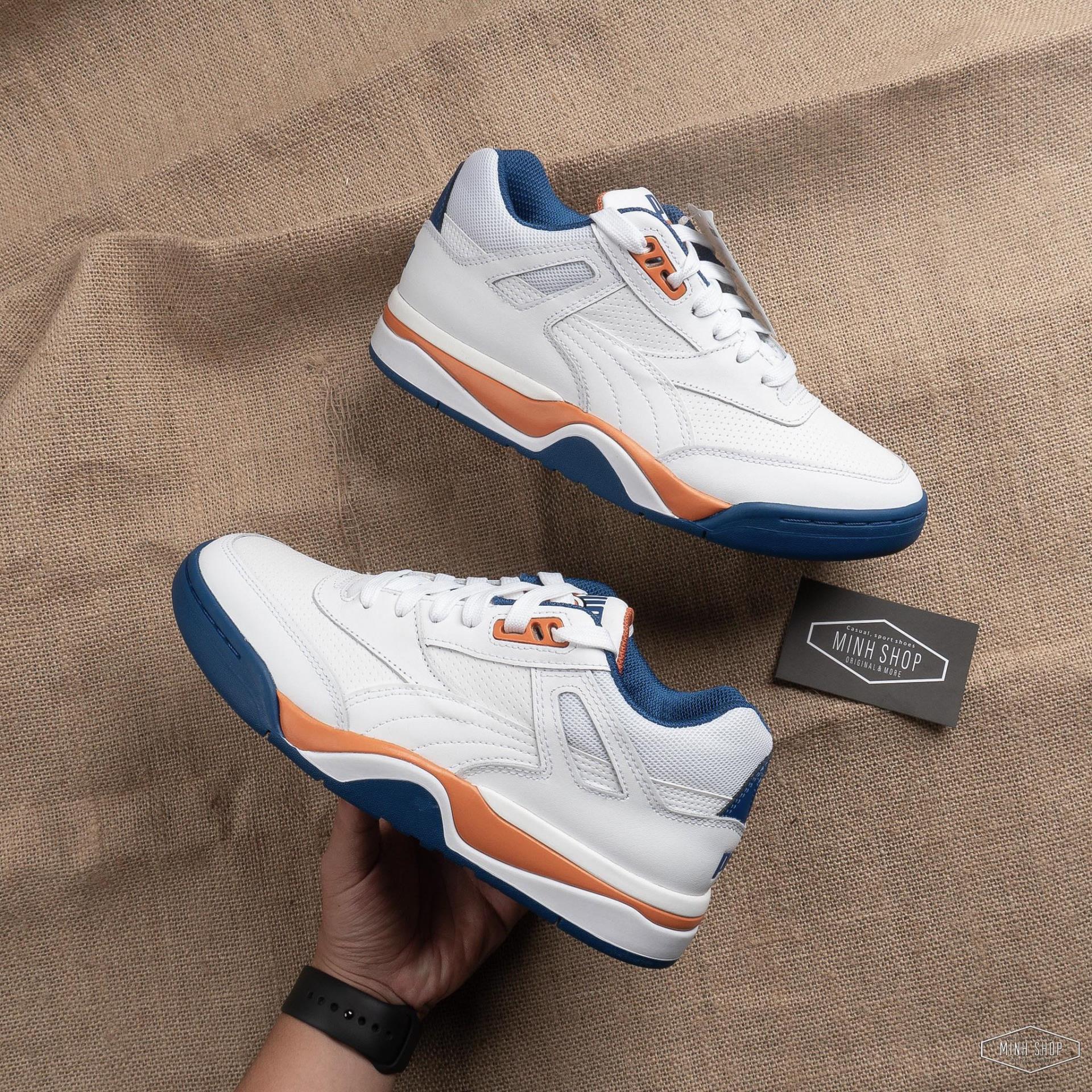 Puma white palace discount blue