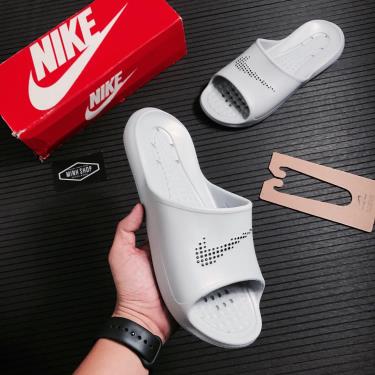 SALE (phiên bản chống thấm 100%)  Dép Nike Victori One Grey