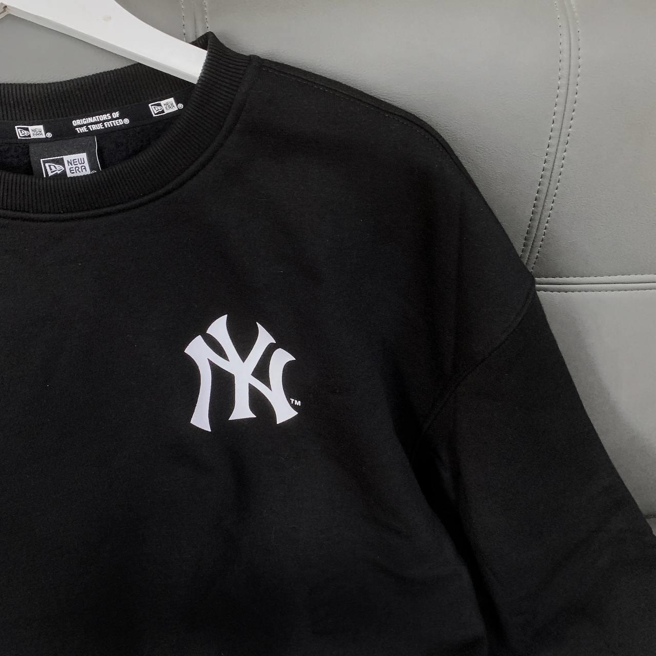 New York Yankees Mlb Grid Logo Sweatshirt 'Black