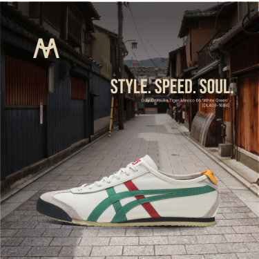Giày Onitsuka Tiger Mexico 66 ‘White Green’ [DL408-1684]