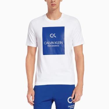 Áo Thun Calvin Klein White/Blue