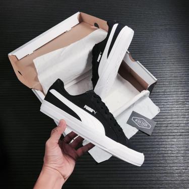 Hàng Chính Hãng Puma Capri SV Black White 2021** ( SIÊU SIÊU ĐẸP ) 372355 02 hang-chinh-hang-puma-capri-sv-black-white-2021-sieu-sieu-dep-372355-02