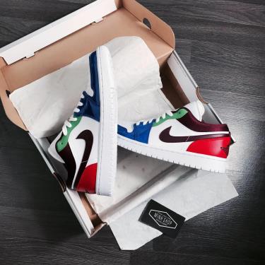 SALE - 35% Giày Nike Air Jordan 1 Low "Multi-Color" ** [DB5455-100]