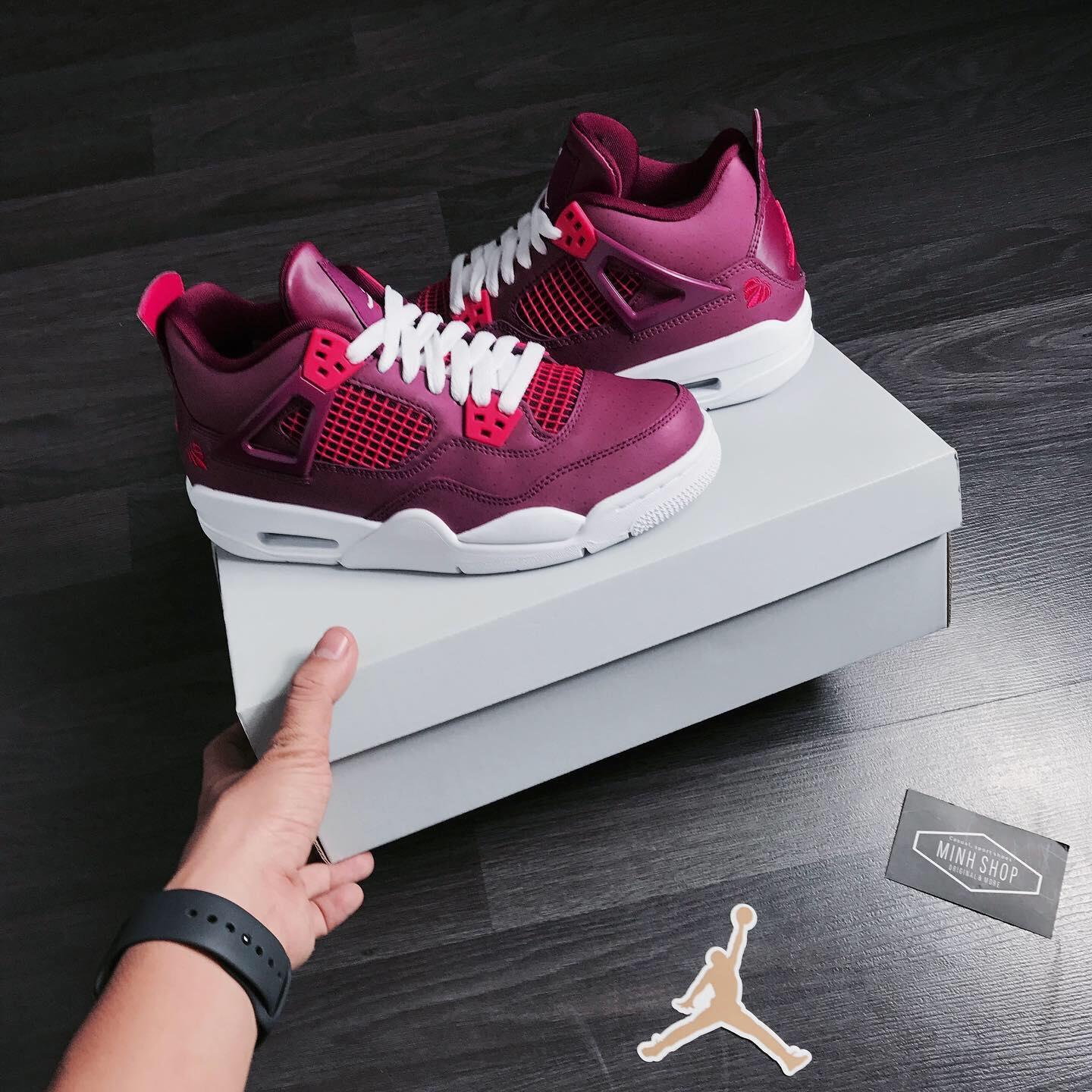 Minhshop.vn - GiÃ y Nike Air Jordan 4 Retro Valentine's Day V ** [487724 661]