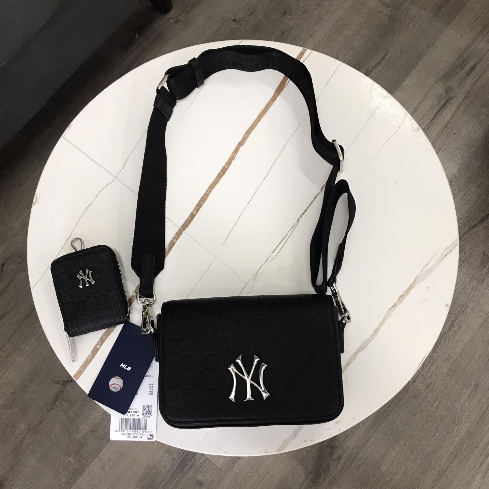 Túi MLB MONOGRAM Hoody Bag NEW YORK YANKEES Black new ss [ 3ACRS032N-50BKS ]