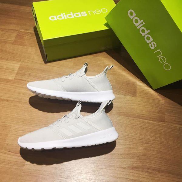 adidas cloudfoam white shoes