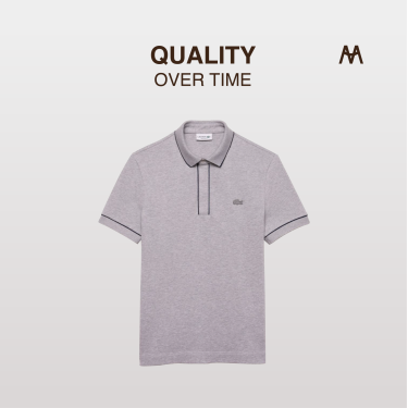 Áo Polo Lacoste Smart Paris Stretch Regular Fit ''SILVER' [PH8184 51 CCA]