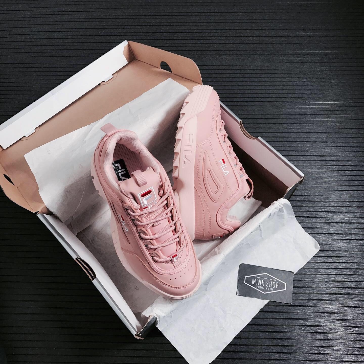 Fila disruptor sales script pink