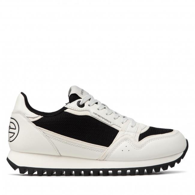  - Giày TRAINERS EMPORIO ARMANI OFF WHITE [X4X557 XM998]