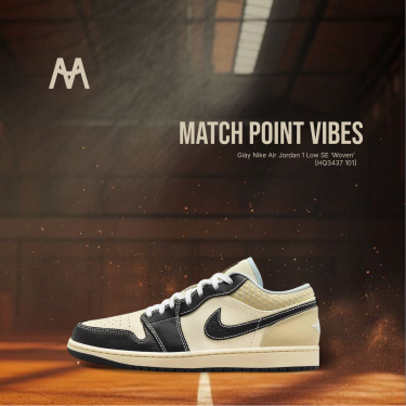 Giày Nike Air Jordan 1 Low SE ‘Woven’ [HQ3437 101]