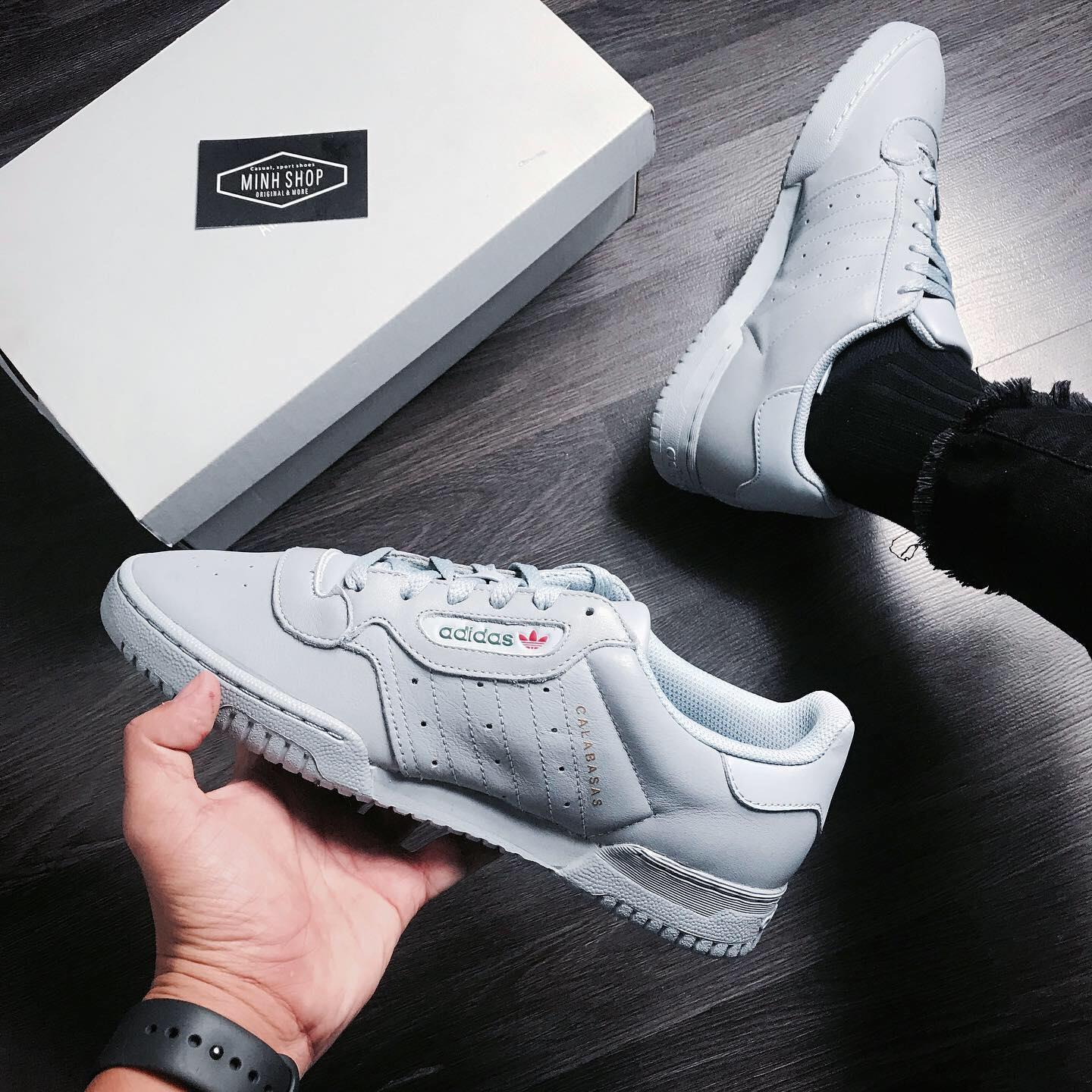  - Hàng Chính Hãng Adidas Yeezy Powerphase Calabasas 'Grey'  2020**