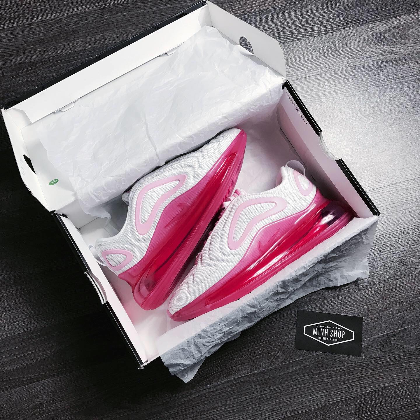 Minhshop.Vn - Flash Sale 50%~ Hàng Chính Hãng Nike Air Max 720 White Pink  **2021** [Ar9293 103] Áp Dụng Ck