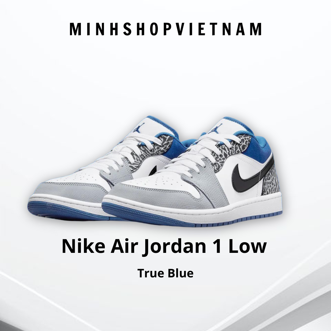 Minhshop.vn - Giày Nike Air Jordan 1 Low SE 'True Blue' [DM1199 140 ]