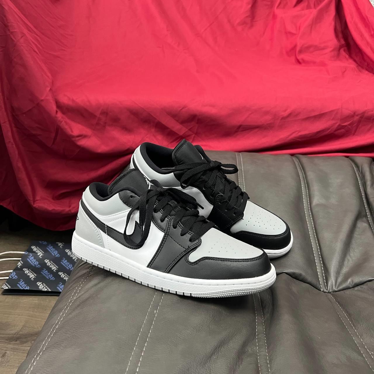 Minhshop.vn - Giày Nike Air Jordan 1 Low Smoke Grey Black V4 