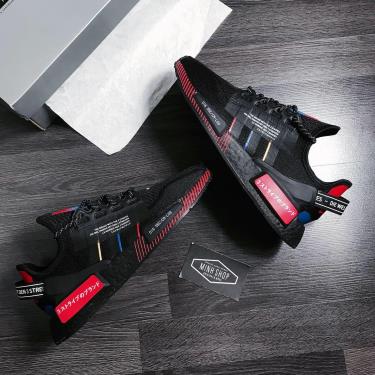 Hàng Chính Hãng Adidas NMD R1 V2 Black/Mutil 2020**