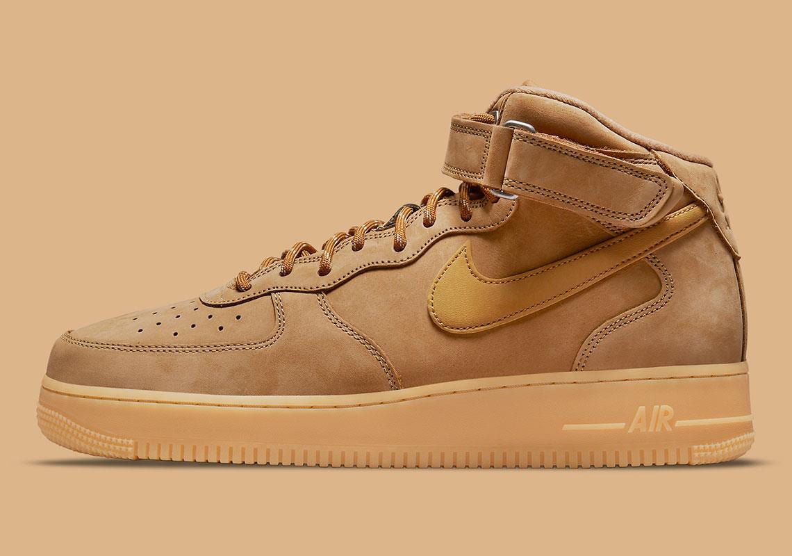 Minhshop.vn - -1xxx K TKIEM Giày Nike Air Force 1 Mid '07 'Flax