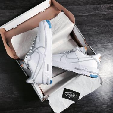 #-36% Giày Nike Air Force 1 React Light Smoke Grey V ** [CT1020 100]