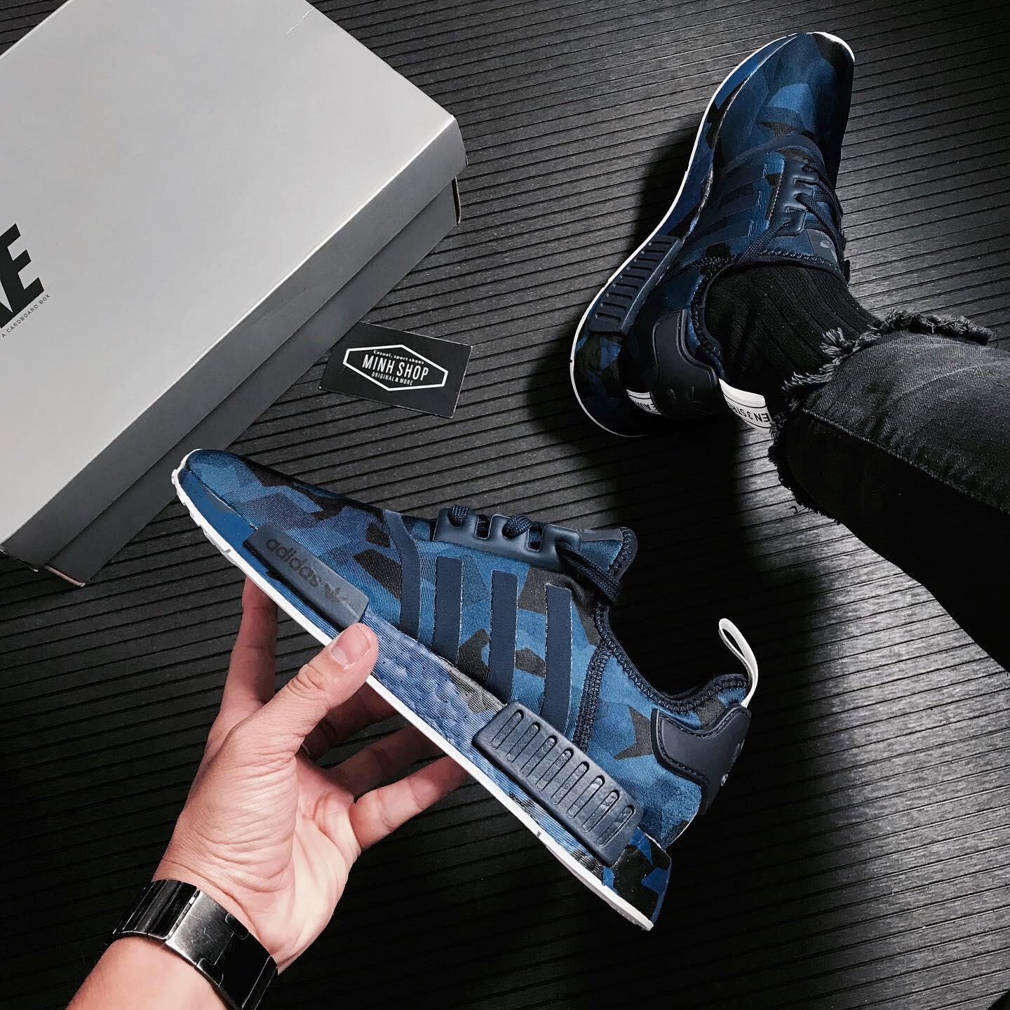 adidas nmd r1 fractal camo collegiate navy