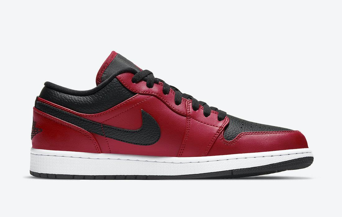 Minhshop.vn - 40% Giày Nike Air Jordan 1 Low Black/Red ** [553558 605]