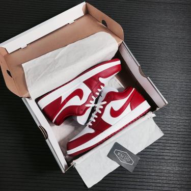-1XXXK SALE OFF Giày Nike Jordan 1 Low Gym Red White V ** [553558 611]