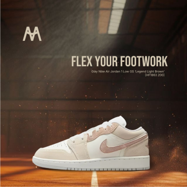 Giày Nike Air Jordan 1 Low GS ‘Legend Light Brown’ [HF1863 200]