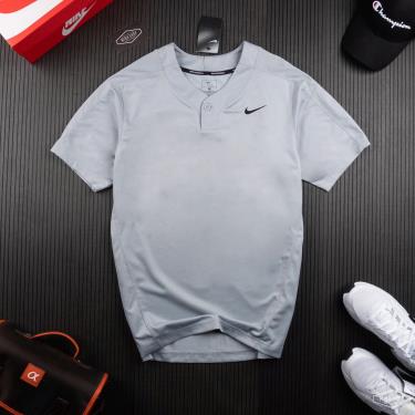 05 Cai Hàng Chính Hãng Áo Thun Nike Vapor Select 1-Button Jersey Grey 2021*** [BQ5399 -058]