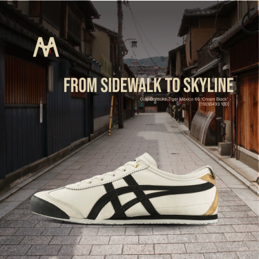 Giày Onitsuka Tiger Mexico 66 'Cream Black' [1183B493 100]