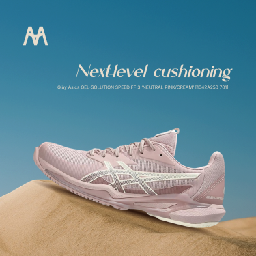 Giày Asics GEL-SOLUTION SPEED FF 3 ‘NEUTRAL PINK/CREAM’ [1042A250 701] Training / Pickleball / Tennis - Image 1