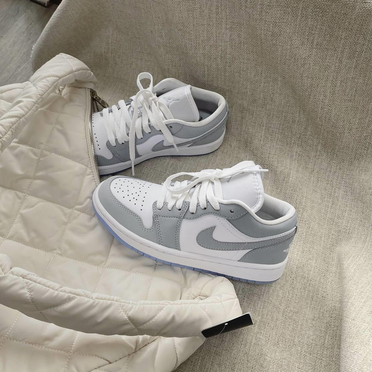 Minhshop.vn - Giày Nike Air Jordan 1 Low White/Grey **[O] [DC0774 105]