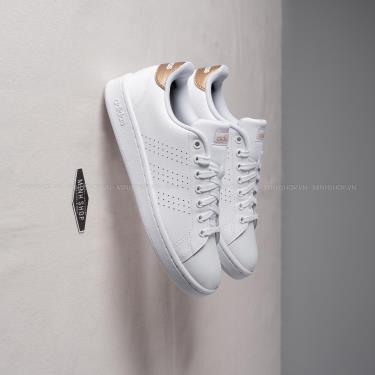 Giày Adidas Advantage White/Gold Metallic [F36223]