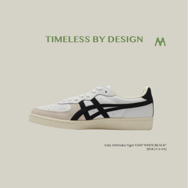 Giày Onitsuka Tiger GSM ''WHITE/BLACK'' [D5K2Y 0190]