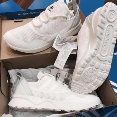 adidas zx flux triple white