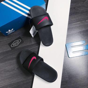 Hàng Chính Hãng Dép Nike Kawa Slide Black/Pink  2020**