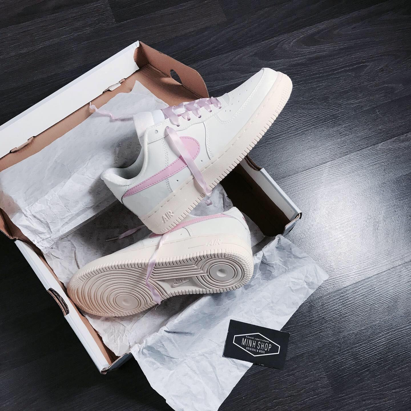 Air force 1 outlet toddler shoes sail/arctic pink