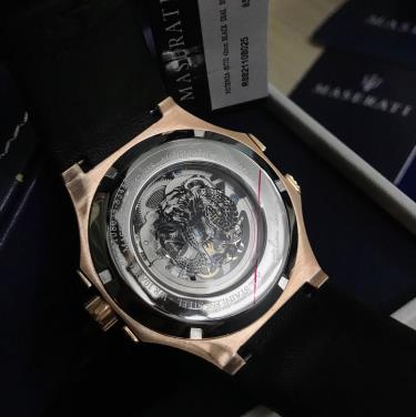 Hàng Chính Hãng MASERATI New Gold Hollowed Watch Limited 2019**