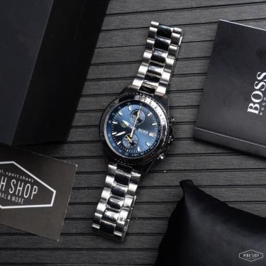 Đồng Hồ Hugo Boss Chronograph Vela Blue/Silver Watch ** [1513775]