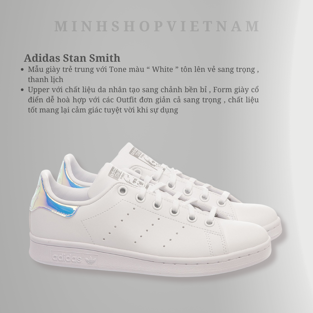 Minhshop.vn - Giày Adidas Stan Smith Hologram [FX7521]